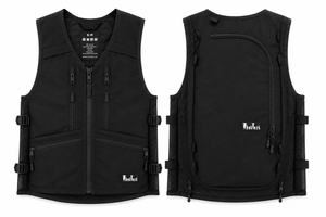 black ski snowboard backcountry utility vest, skiing snowboarding, winter 2026 2027 best winter apparel, snowboard utility vest, whatvest, snowboard vest, backpack vest, snowmobile, sled neck vest, freeskiing, backpack vest, moto vest
