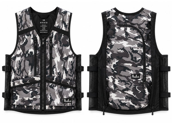 Snow Camo Ski and Snowboard Utility WhatVest, Freeskiing Vest
