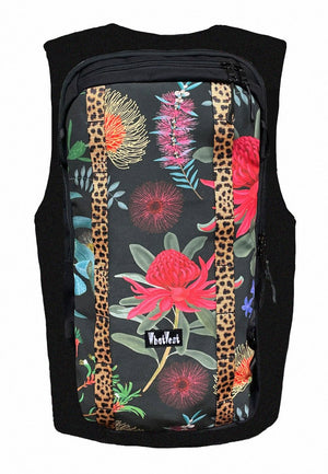 flower cheetah leopard whatvest, ski snowboard backpack vest, freeride, big mountain freeskiing, backcountry skiing, 2024-2025 best ski kit