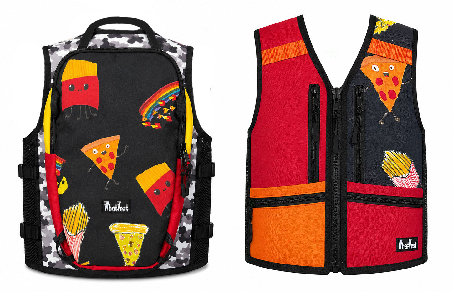 kids grom children's backpack ski snowboard vest