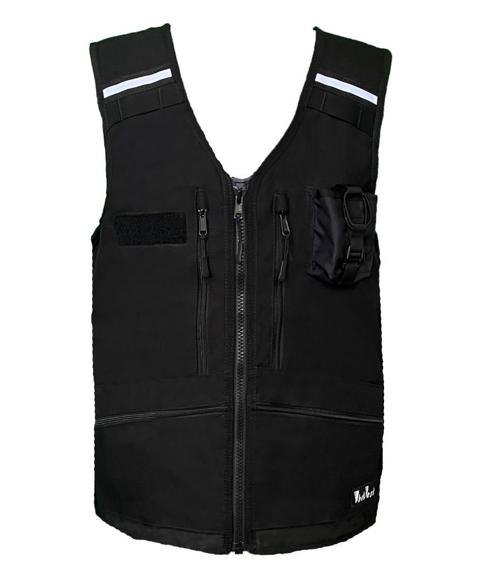 Mountain Ops utility vest, lift maintenance, snow making utility vest, radio holster, reflective webbing