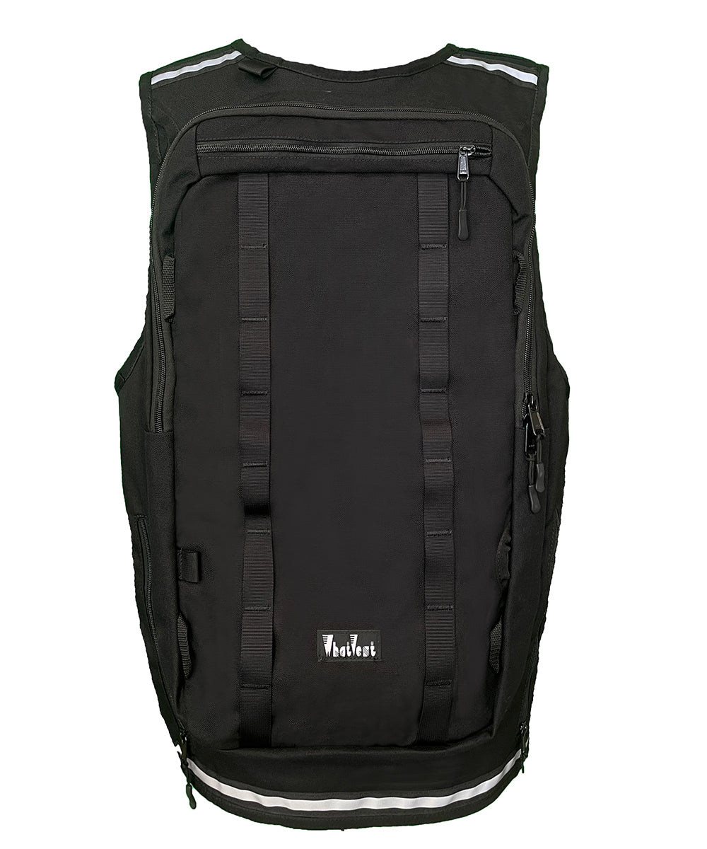 Mountain Ops utility vest, lift maintenance, snow making utility vest, radio holster, reflective webbing