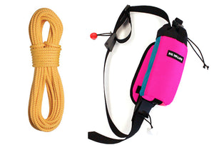 hot pink throwbag, river safety, kayak, 50ft sterling rope, grabline, rasta, river rafting, SUP