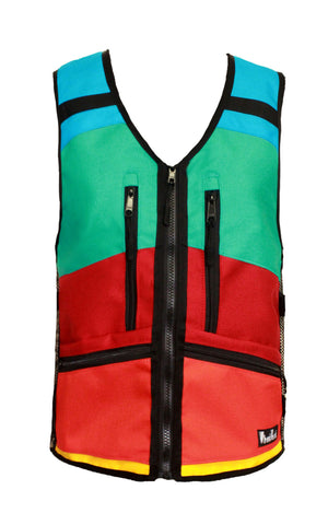 Custom Junior Size WhatVest rainbow backpack vest for kids