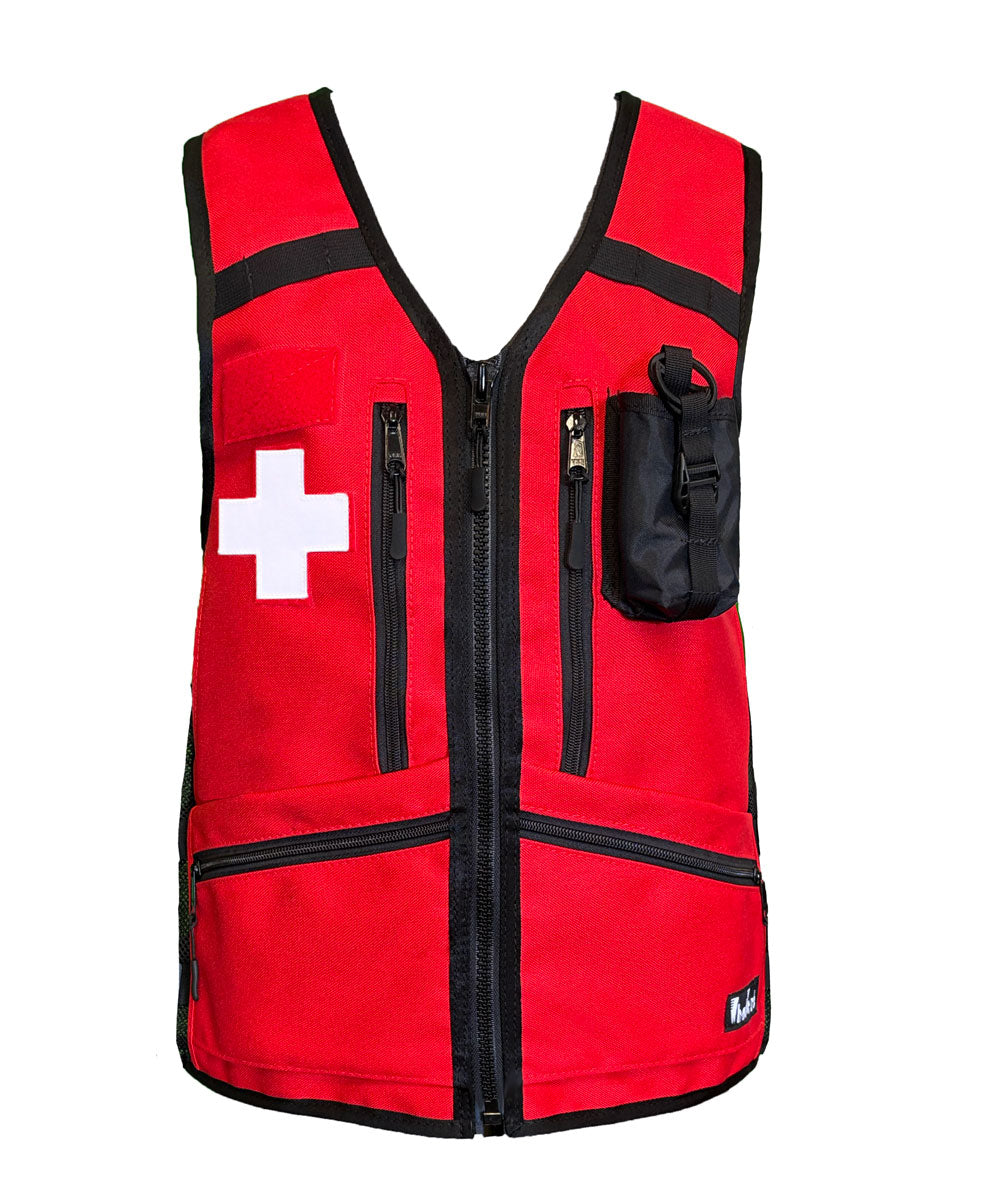 Ski Patrol WhatVest Red vest, Utility Vest, mountain operations