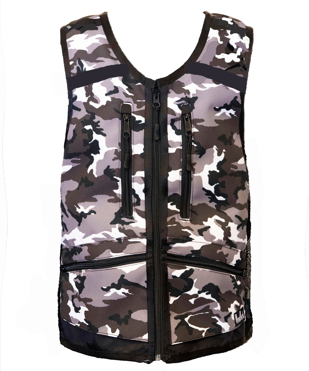 camo ski gear Snow Camo Ski and Snowboard Utility WhatVest, Freeskiing Vest, Sled Vest