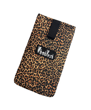 thermal phone case, extends battery life, warming phone sleeve, protects against battery draining cold weather, cell phone pouch, prevents freezing, insulated phone case, cheetah, leopard,  iPhone, Samsung Galaxy