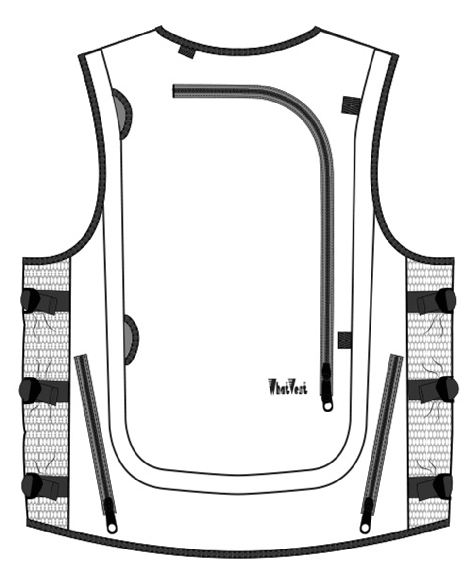 Custom Ski/Snowboard Utility WhatVest - Skiing, Snowboarding, Sledneck