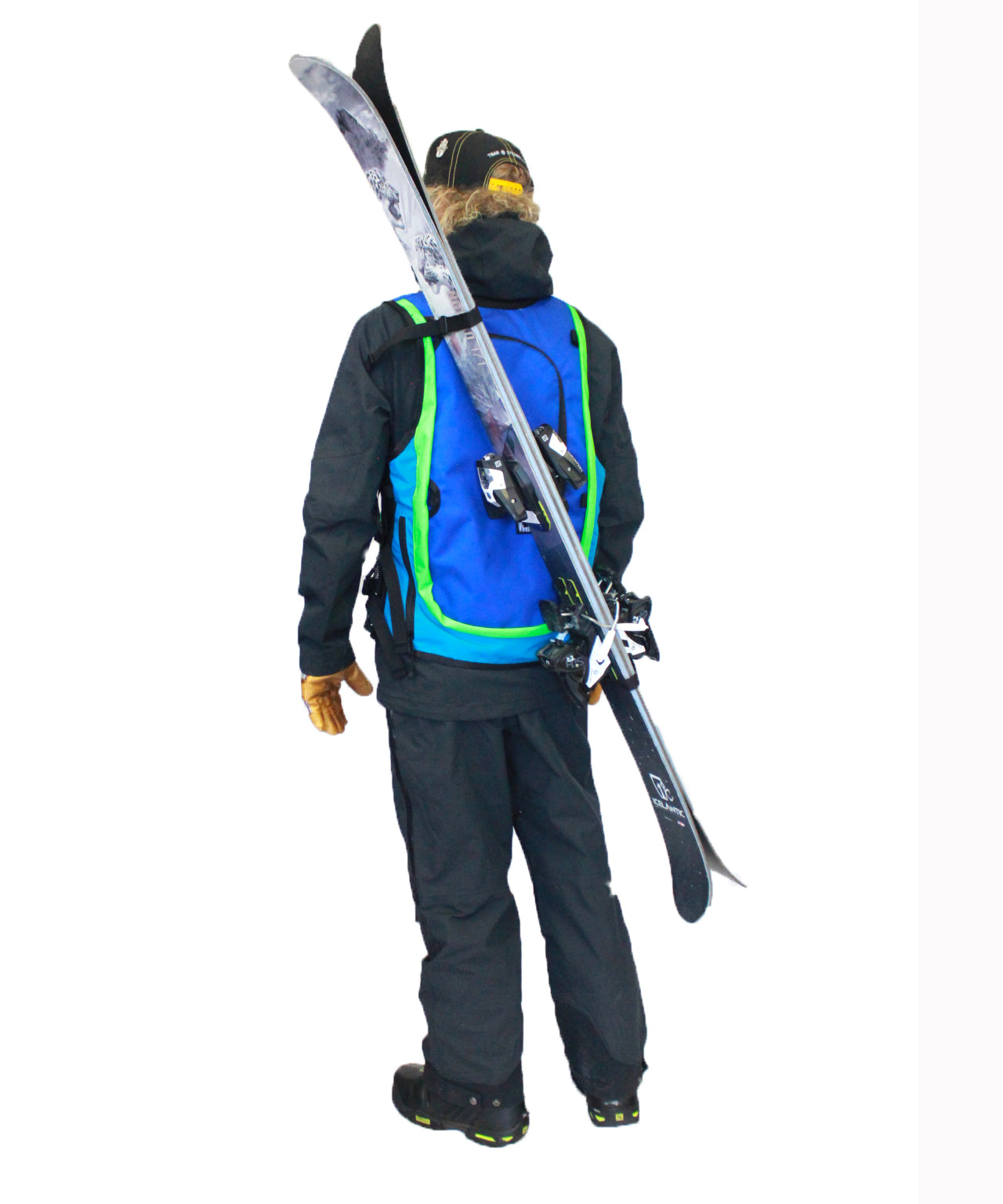 Side Hustle WhatVest - Custom - Big Hollow Designs, backcountry skiing, snowboarding, utility vest, sled vest, powder guide vest, shovel, beacon, probe, safety, snowmobile vest, powder guide vest