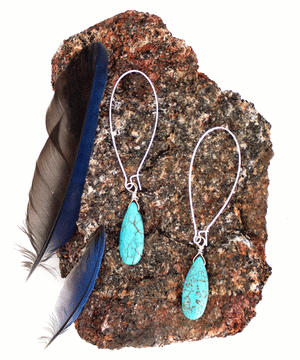 Turquoise Drop - Big Hollow Designs